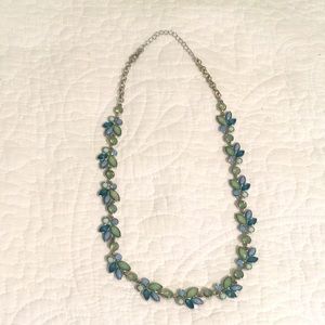 Necklace with floral design